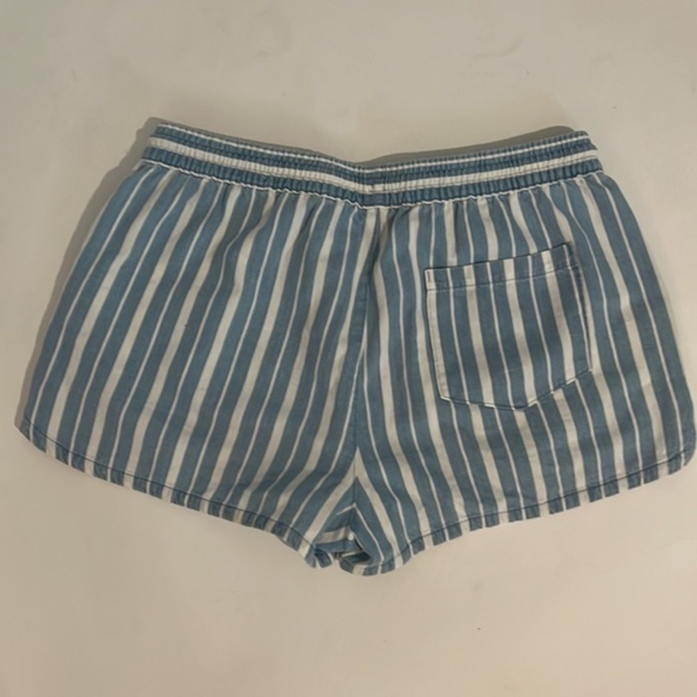Aerie Chambray Sun-washed Striped Shorts - Picture 4 of 5